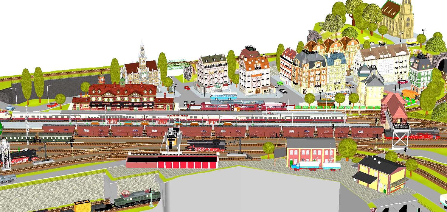 GP4-0130 C-Gleisplan Moritzburg (300x370x300cm)