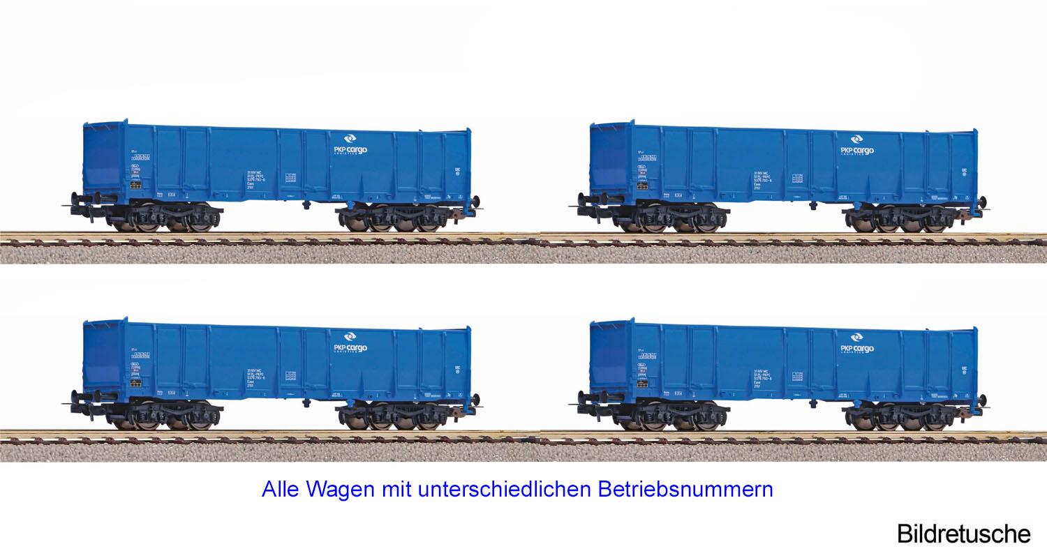 PIKO 98559C-Set Eaos PKP Cargo VI (4 Stück)