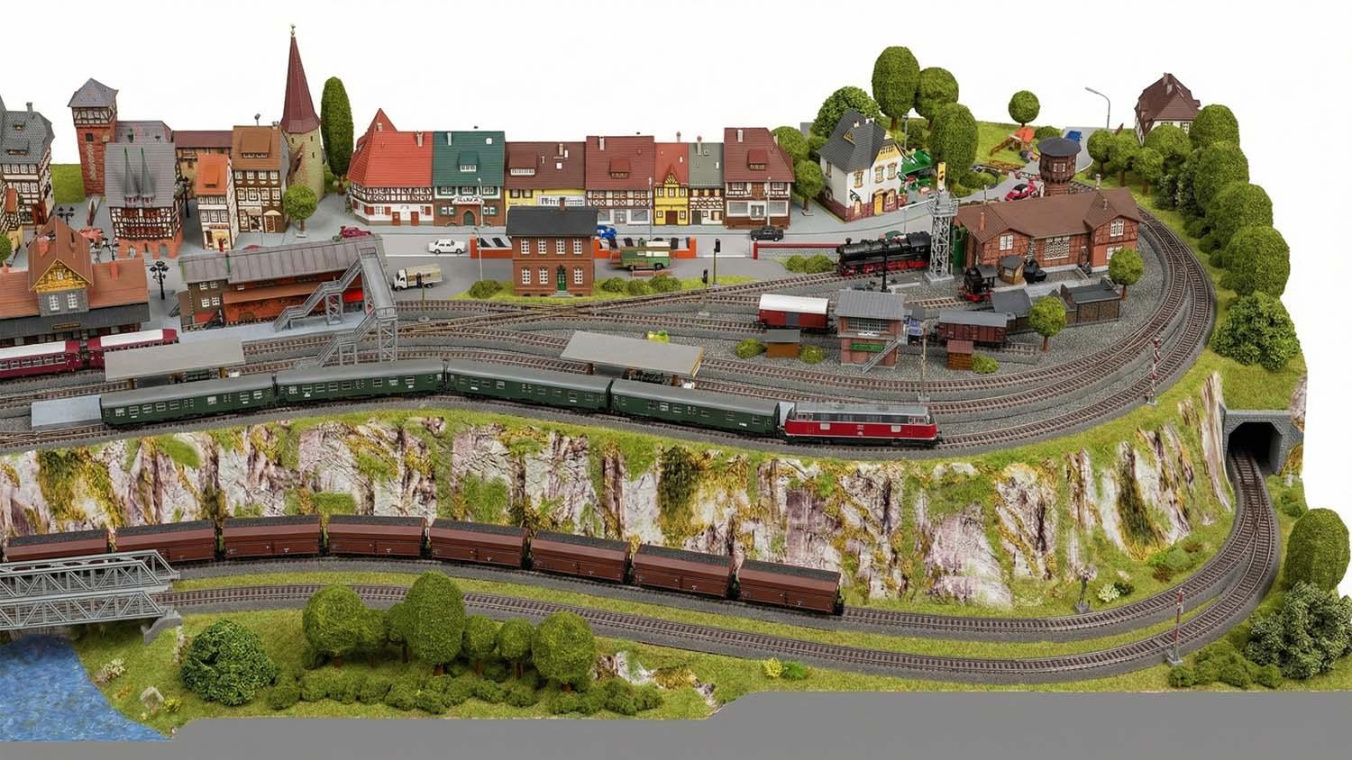 GP3-0120 C-Gleisplan Paulinzella 250 x 130