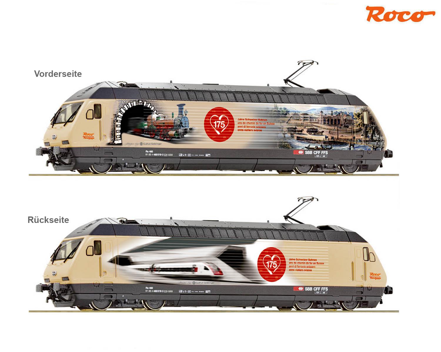 Roco 78678 E-Lok Re 460 "175 J. SBB" (AC-Sound)