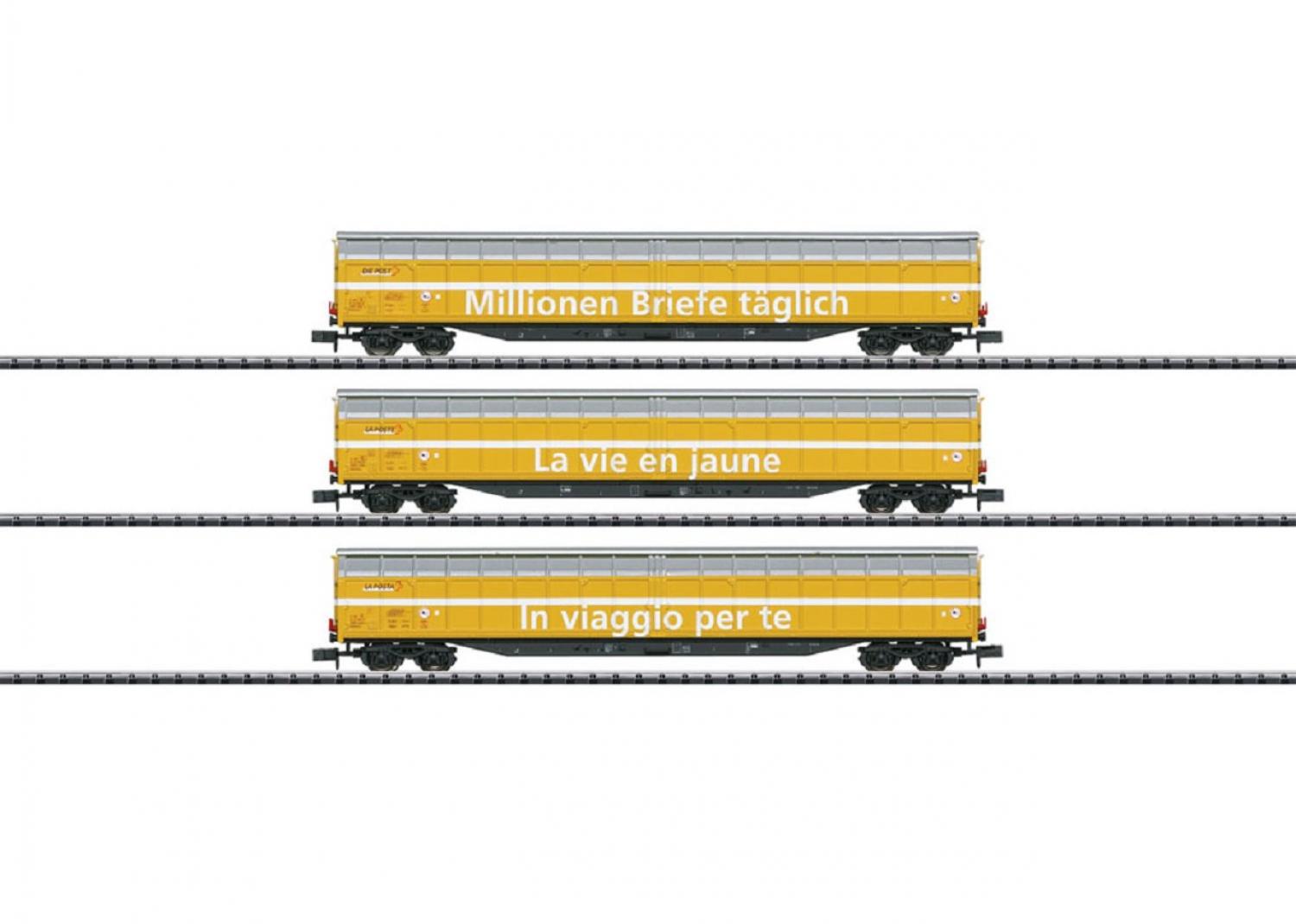 Minitrix 15799 Güterwagen-Set der Post SBB