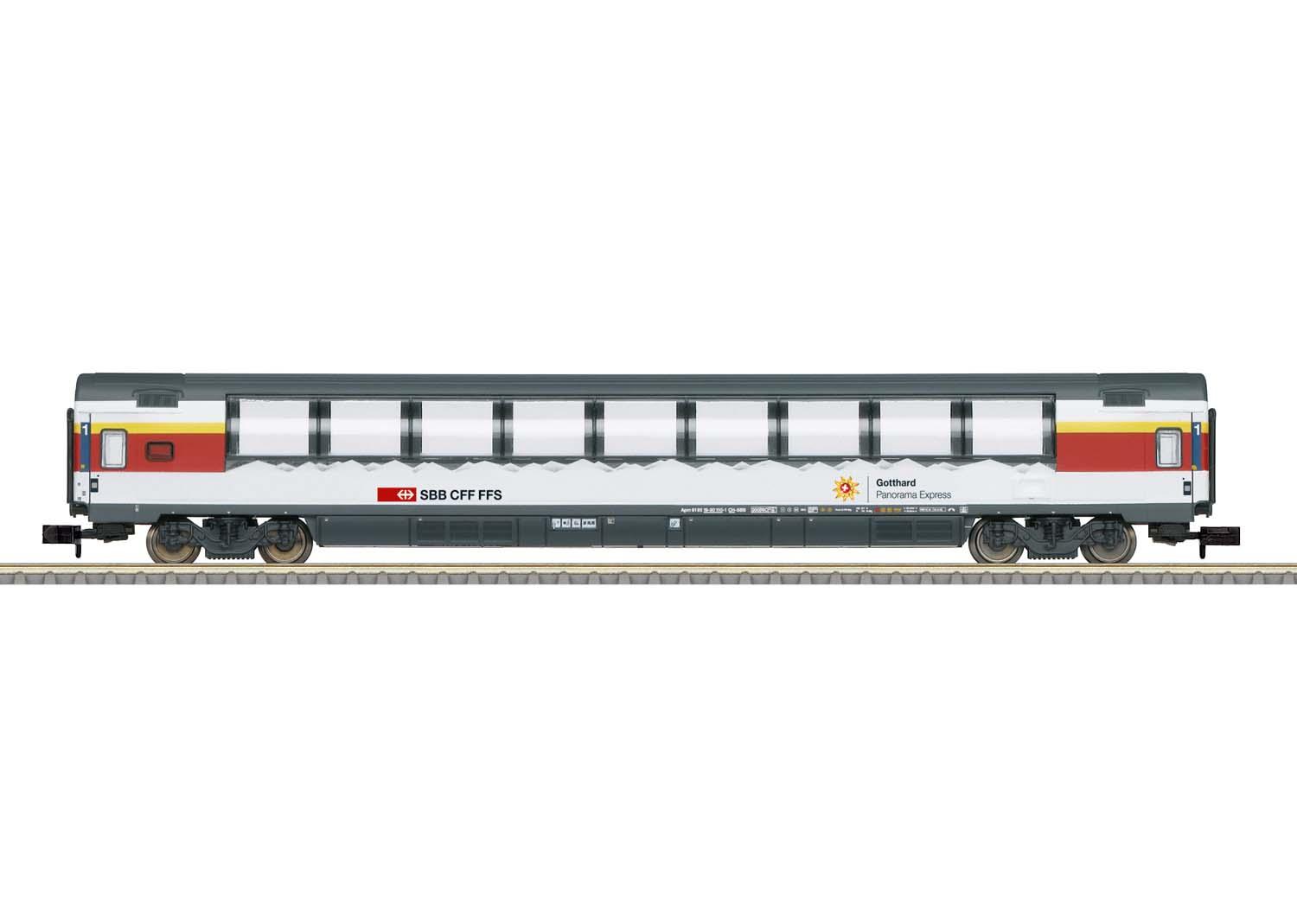 Minitrix 18622 EuroCity Panoramawagen SBB