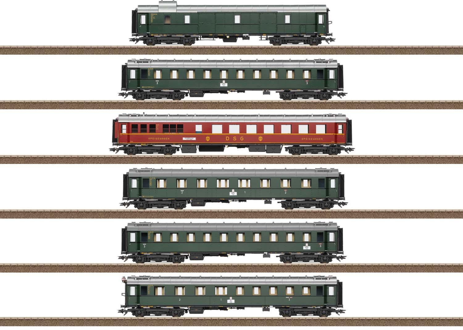 Trix 23629 Schnellzugwagen-Set (Clubmodell)