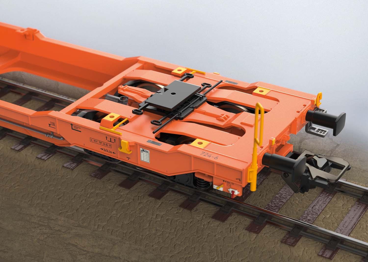 Trix 24471 Gelenk-Taschenwagen Wasco