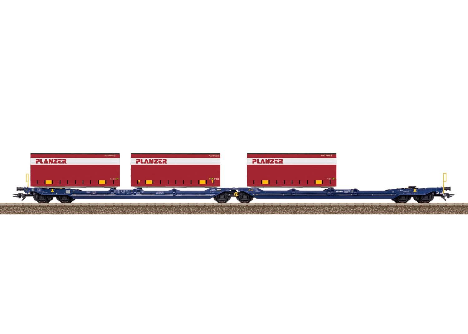 Trix H0 24474 Gelenk-Taschenwagen VTG