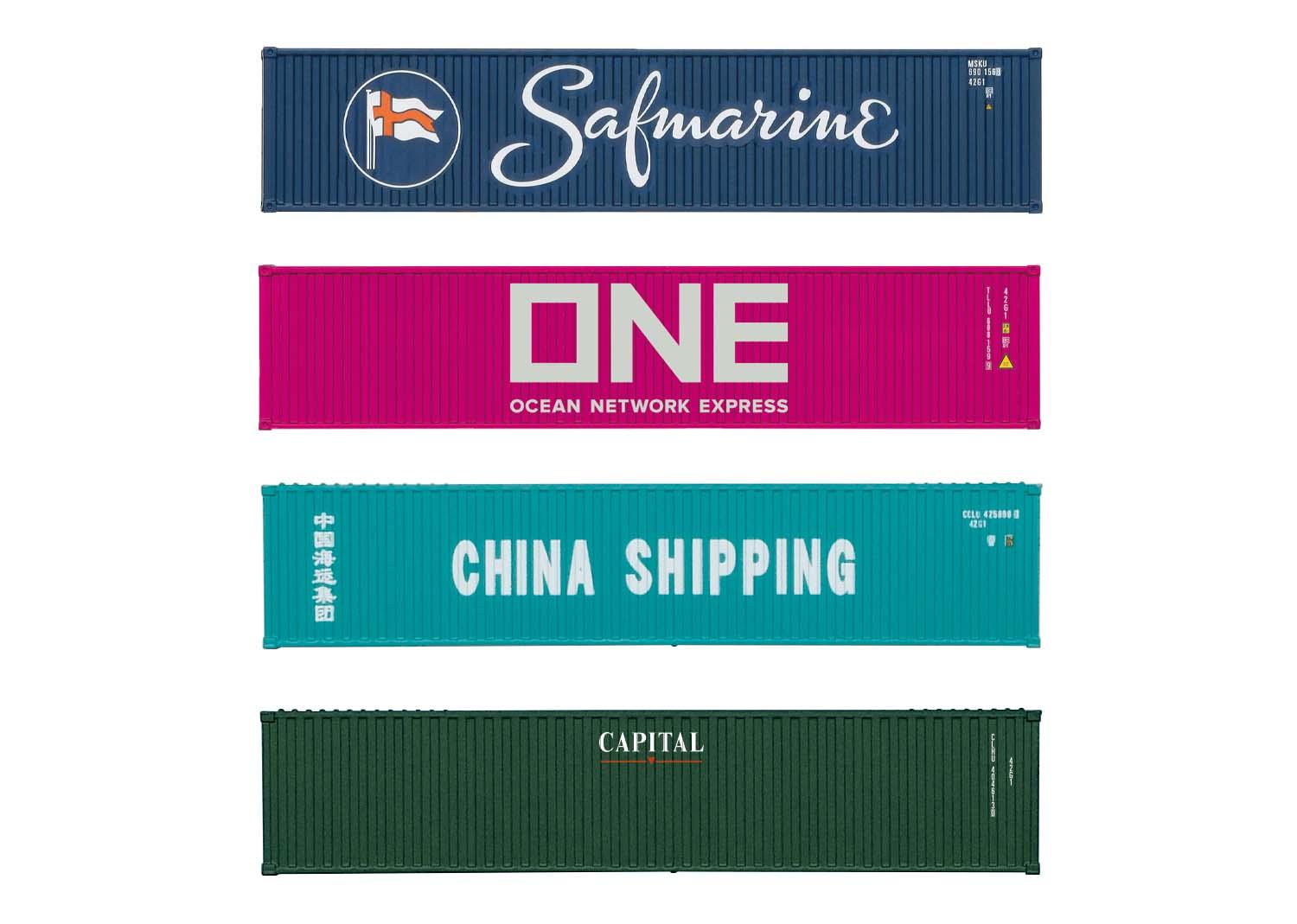 Minitrix 66588 Container-Set 40 ft