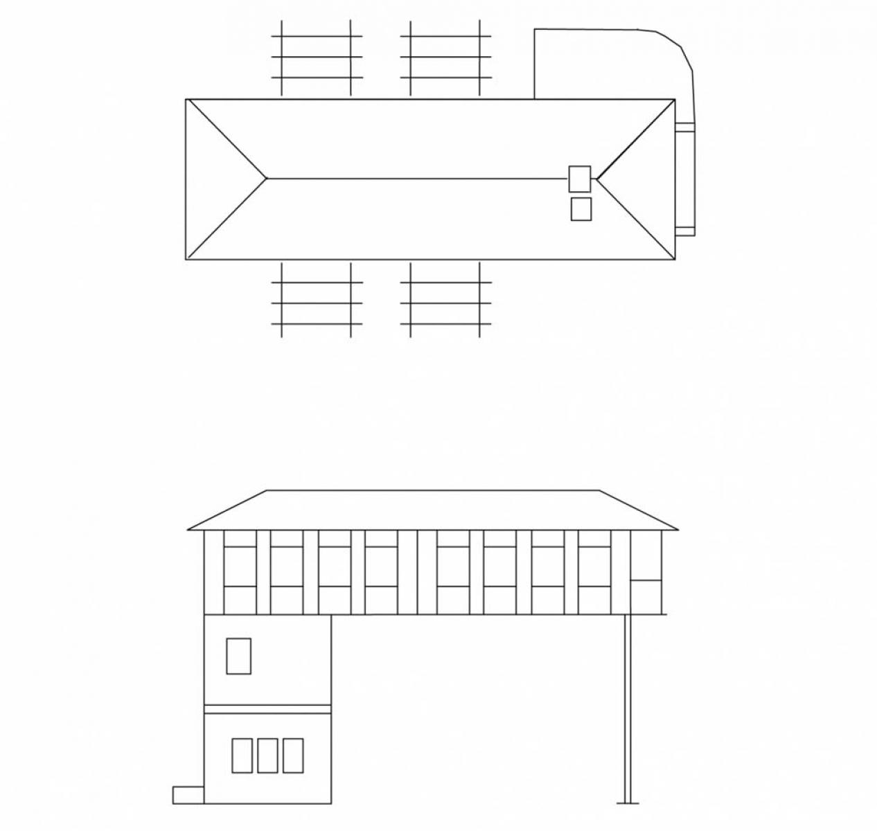 Auhagen 11386 Brückenstellwerk  H0