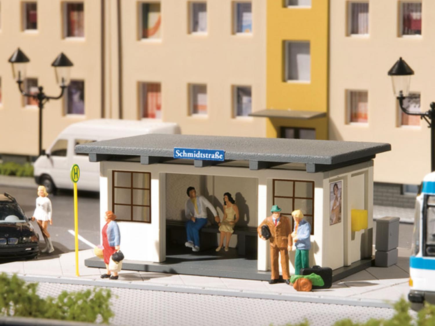 Auhagen 11419 Buswartehäuschen H0