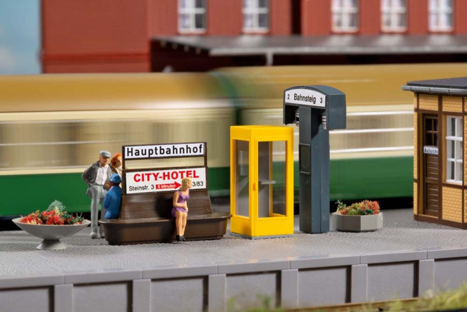 Auhagen 11452 Bahnhofsausstattung H0