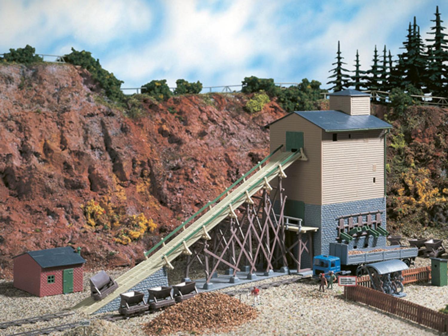 Auhagen 12266 Altes Splitt- und Schotterwerk  H0/TT