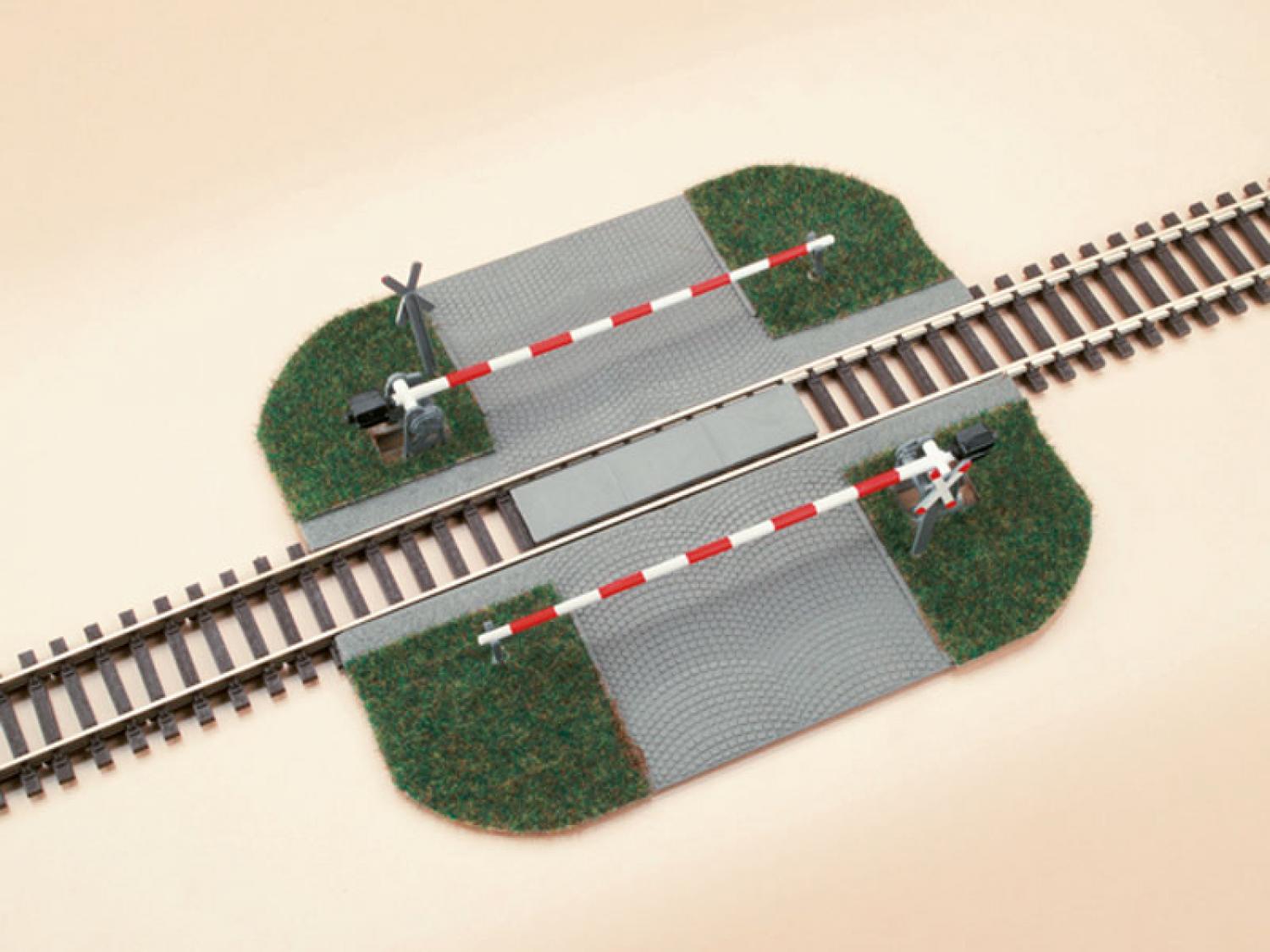 Auhagen 41582 Beschrankter Bahnübergang H0
