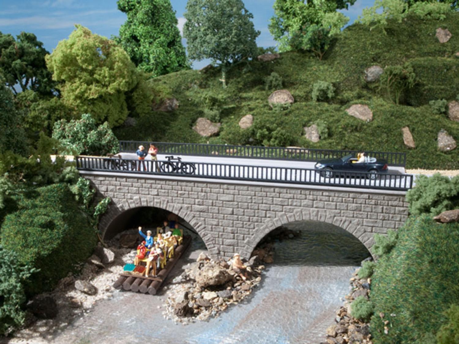 Auhagen 41589 Kleine Straßenbrücke  H0