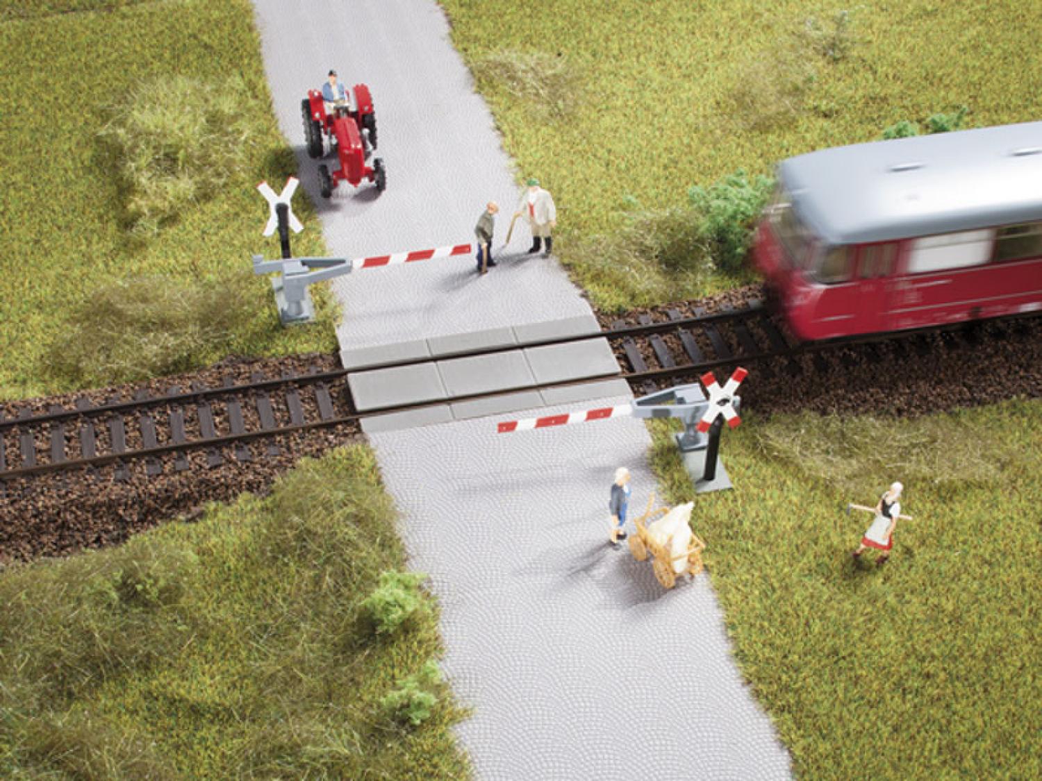 Auhagen 41625 Bahnübergang -  Halbschranke H0