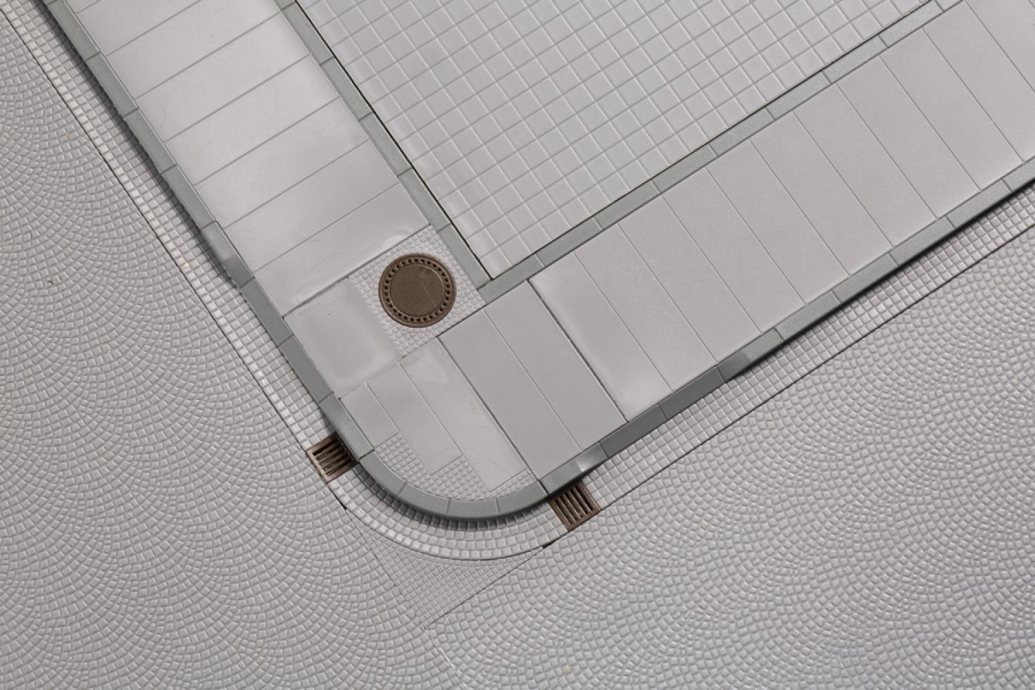 Auhagen 42657 Gehwegplatten mit Zubehör H0/TT