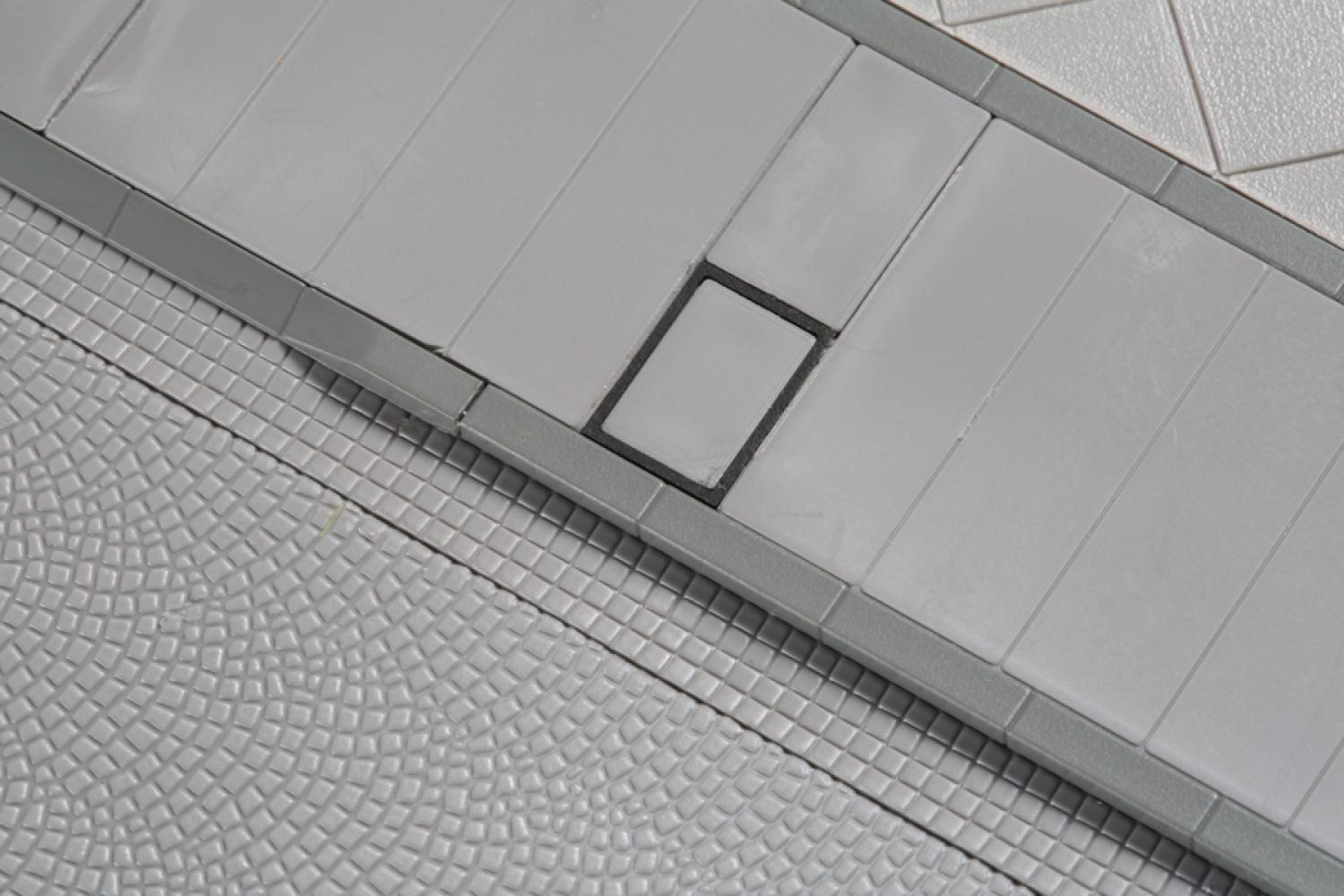 Auhagen 42657 Gehwegplatten mit Zubehör H0/TT