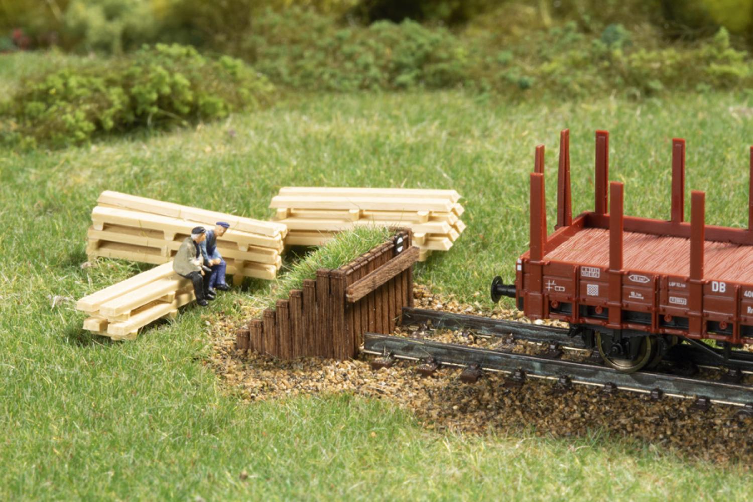 Auhagen 44655 Prellbock Holz N