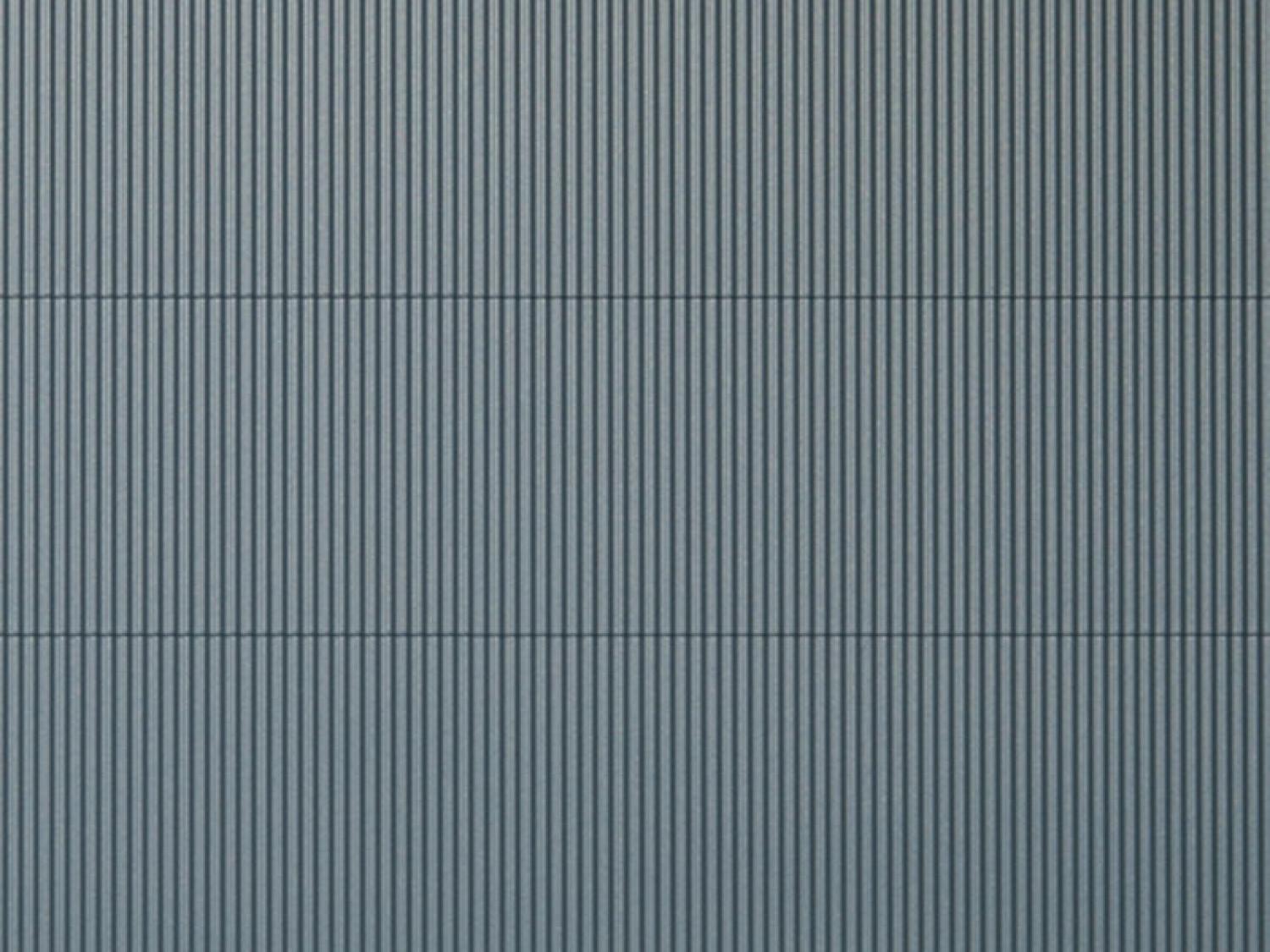 Auhagen 52431 H0/TT/N Dekorplatte Wellblech grau