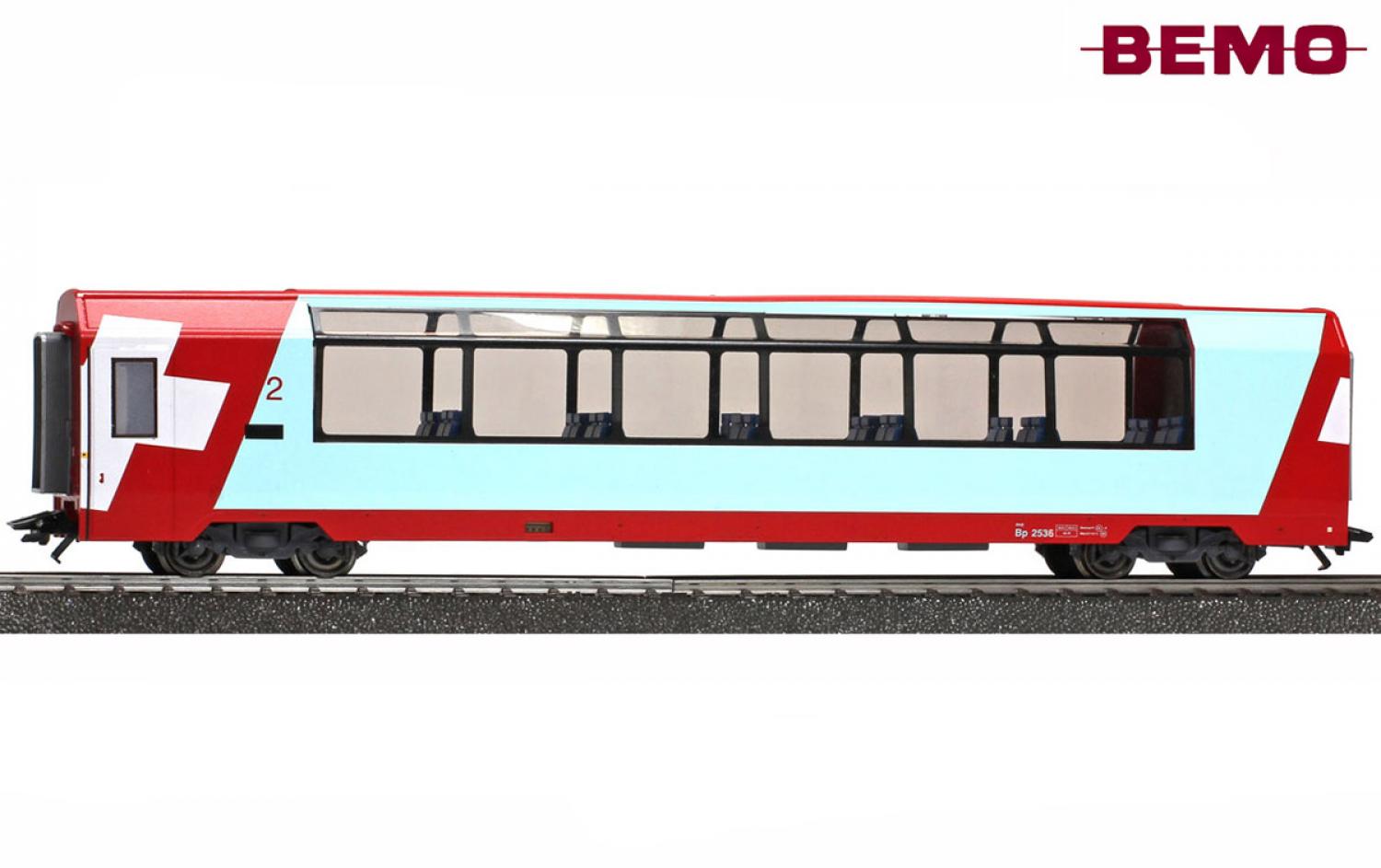 Bemo 3589126 Panoramawagen 2. Kl. RhB Bp 2536 (AC)