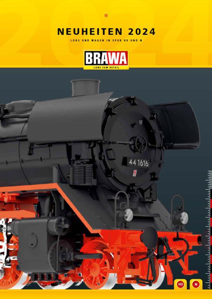Brawa 0124 Katalog Neuheiten 2024 (H0 + N)