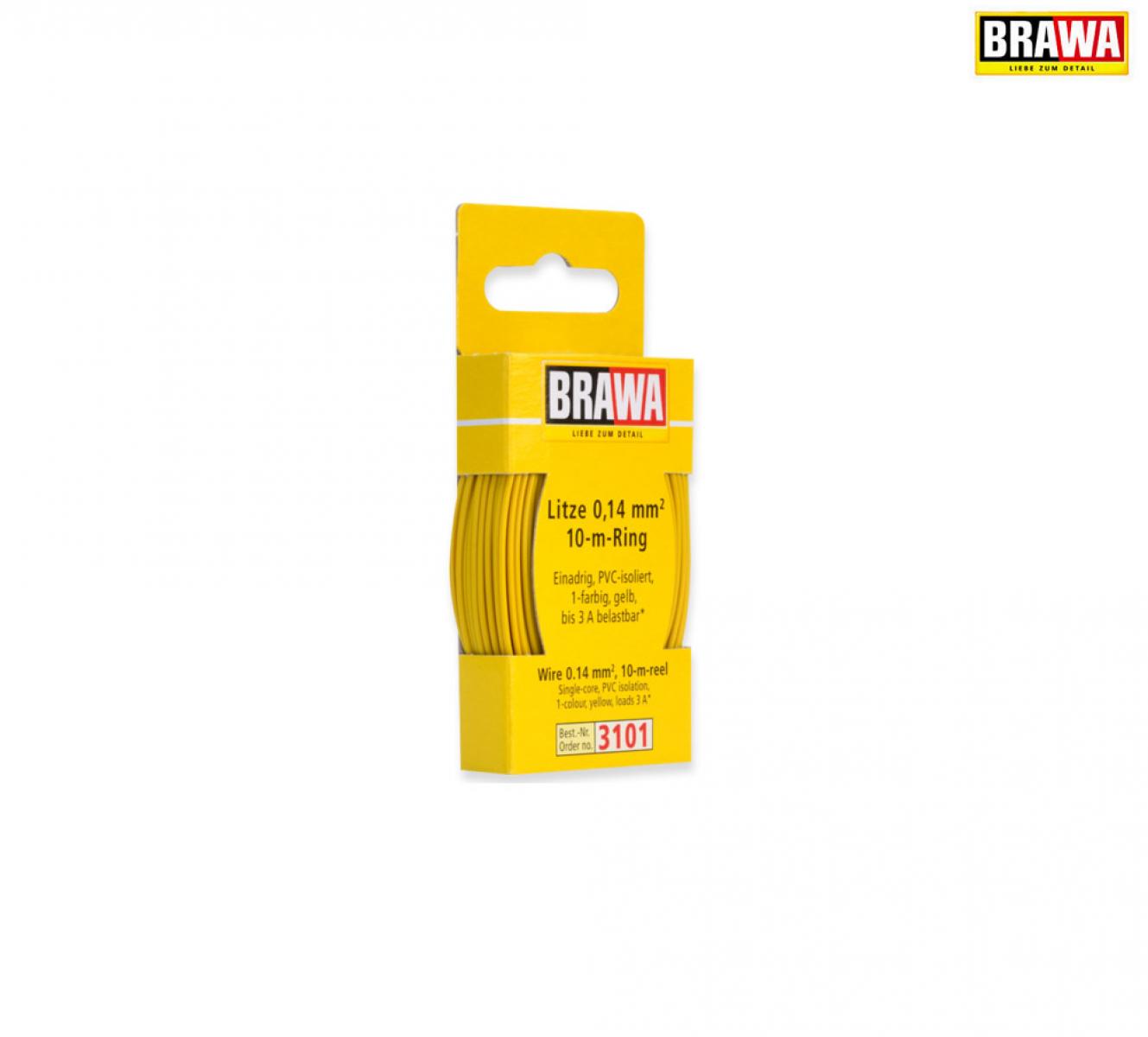 Brawa 3101 Litze 0,14mm² 10m Ring ge