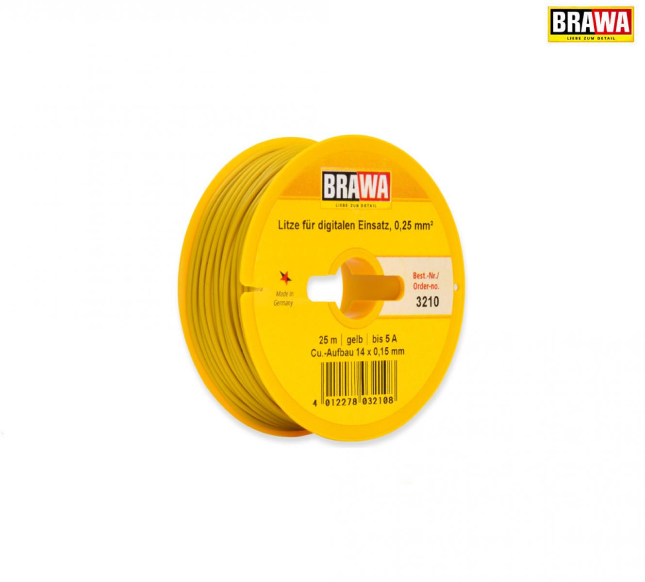 BRAWA 3210 Einzelader 0,25mm² 25m ge
