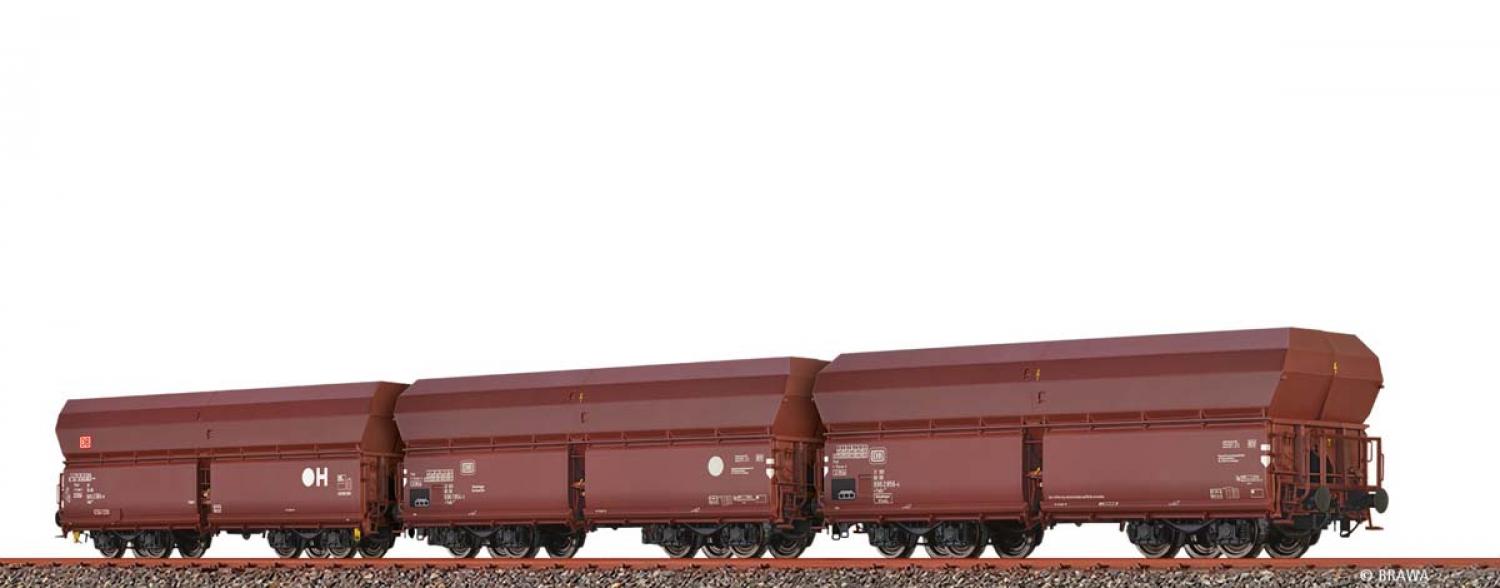Brawa 50877 H0 Set (3er) GÜW Fals DB AG IV