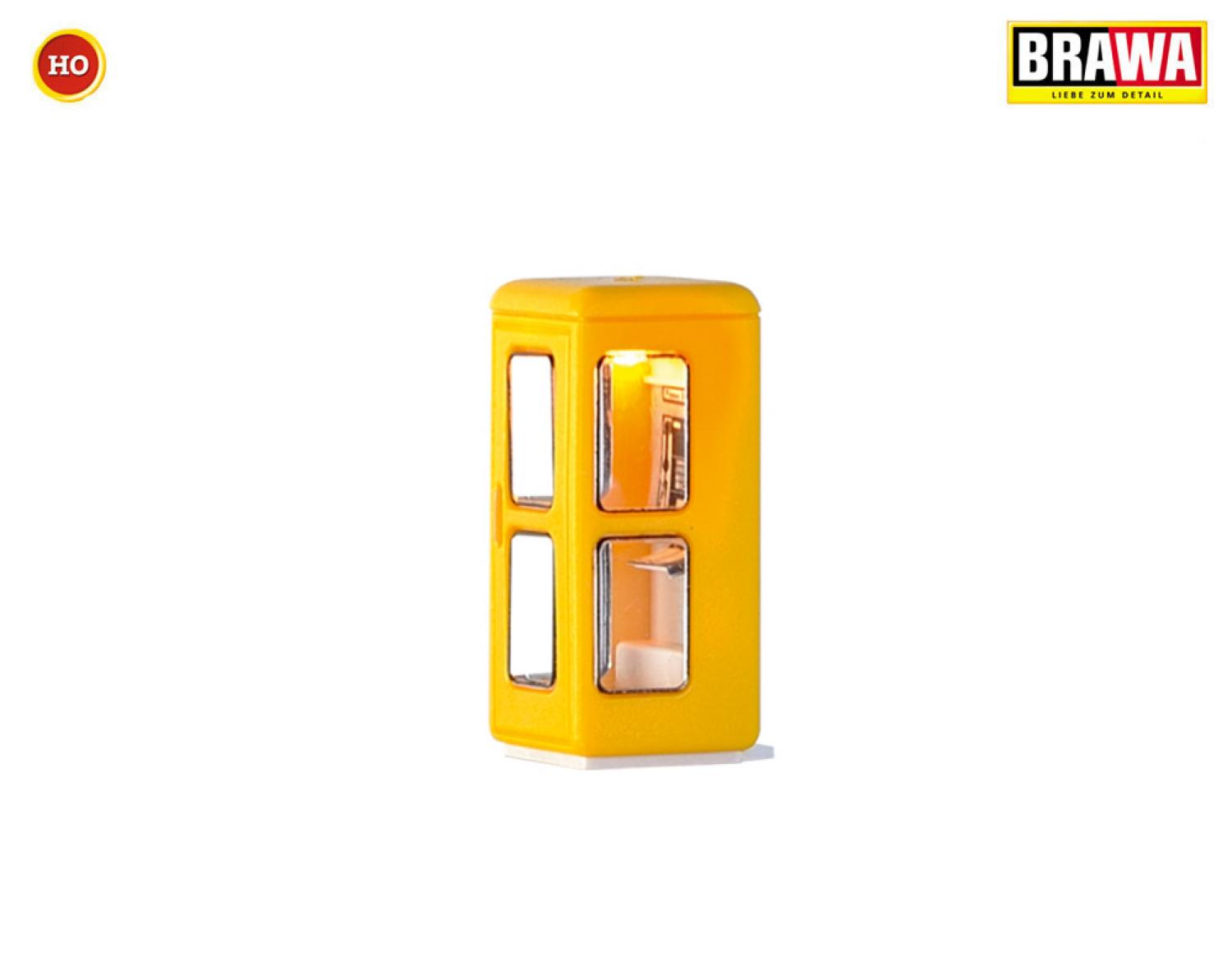 BRAWA 5442 H0 Telefonzelle IV