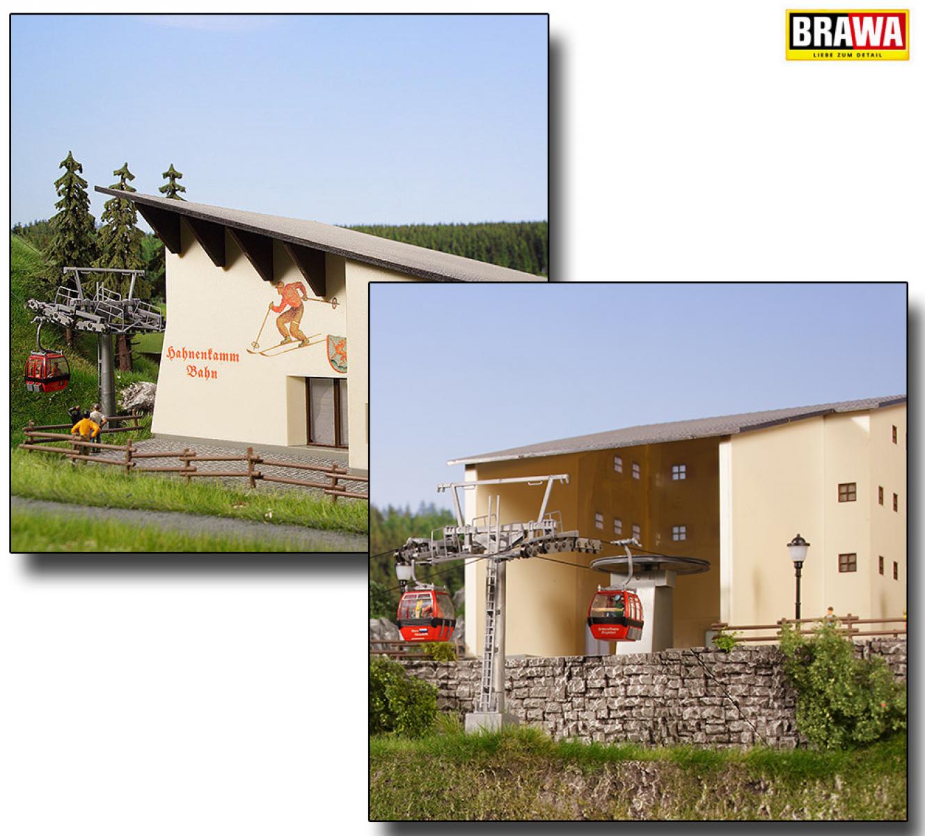 Brawa 6343 H0 Gebäudebausatz Hahnenkamm