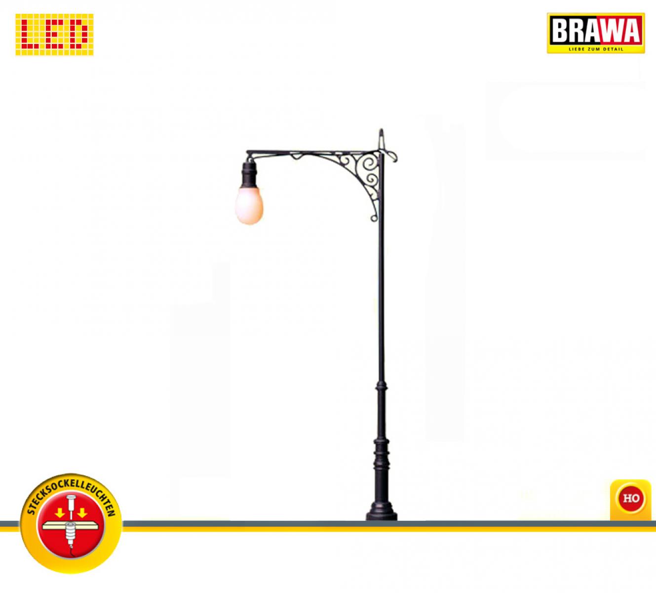 BRAWA 84028 H0 LEDPlatzleuchte Stecks.