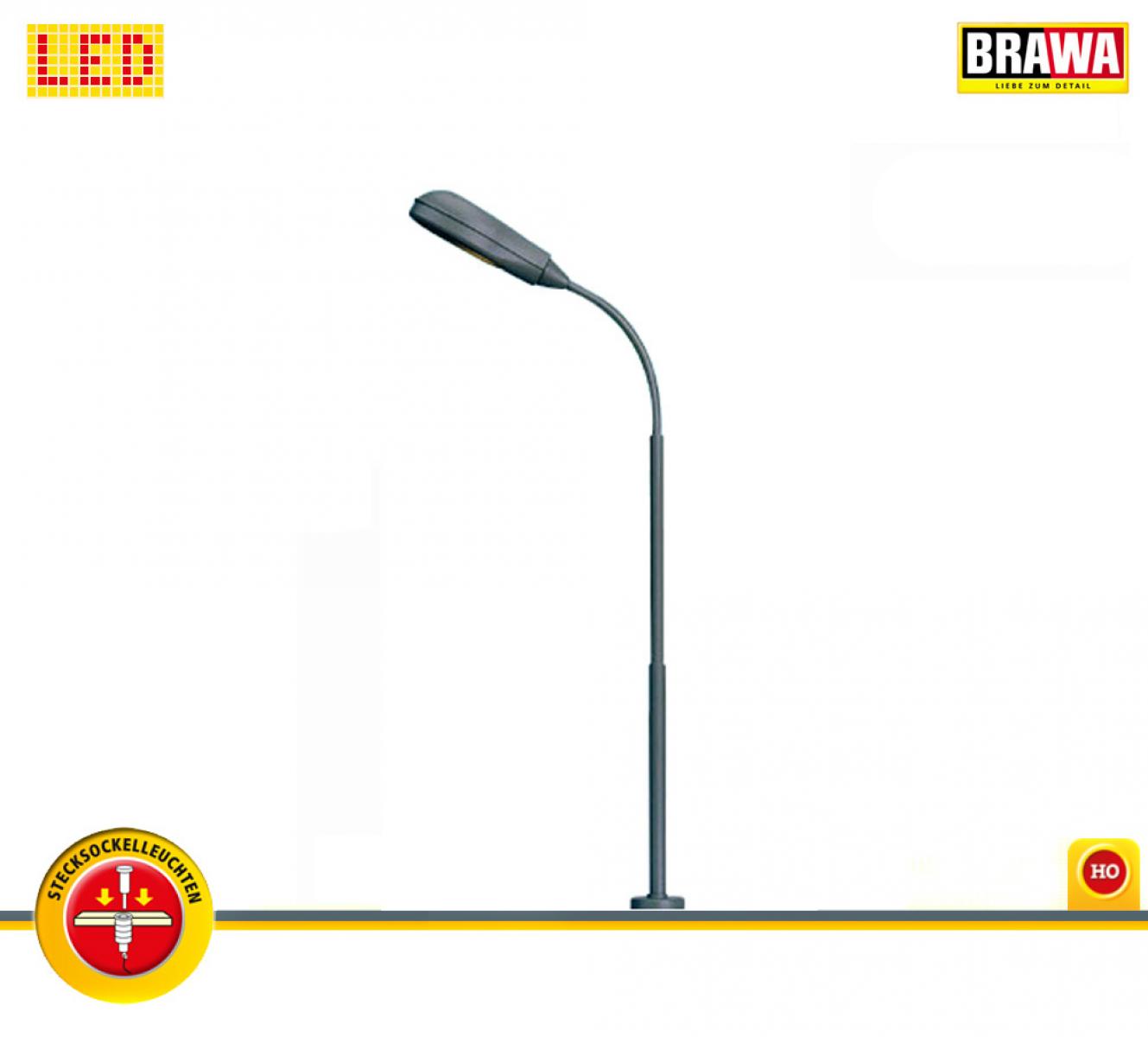 BRAWA 84031 H0 LED-Strassenl. Stecks.