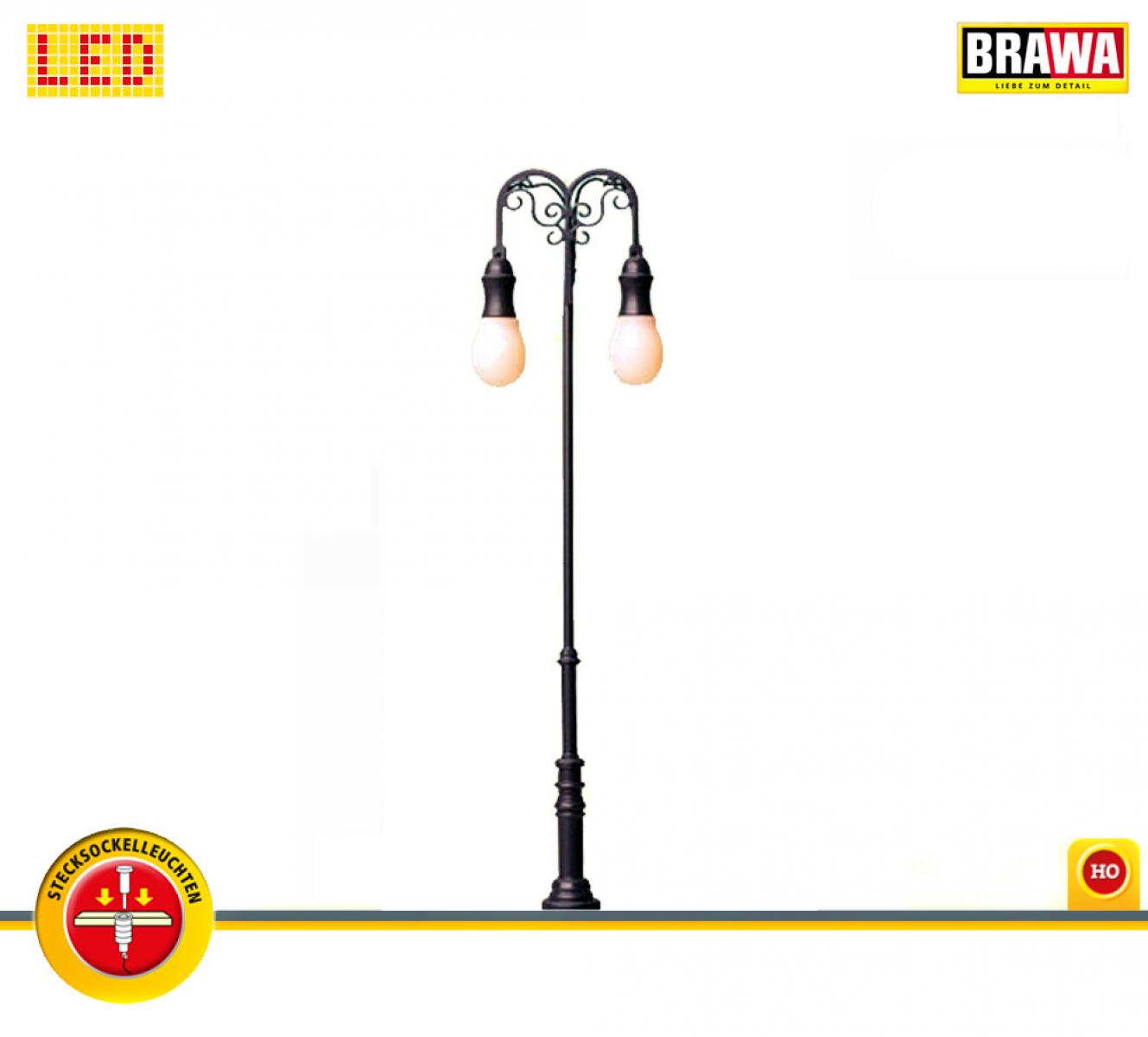 BRAWA 84036 H0 LED-Platzl. Stecks.