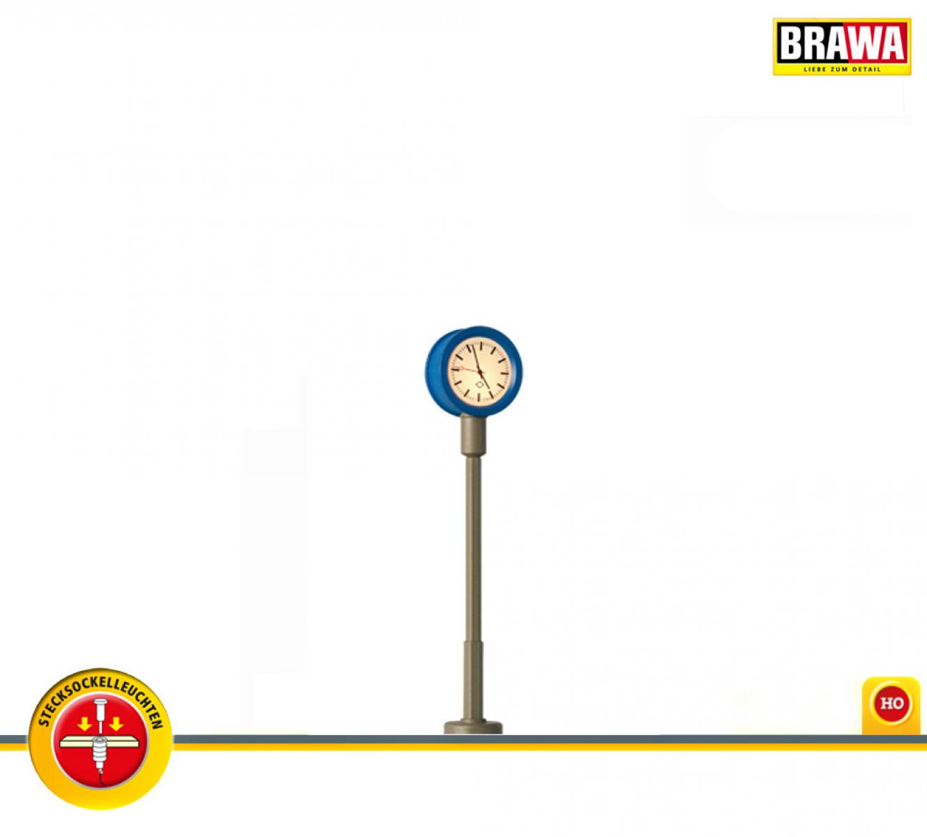 BRAWA 84153 H0 Bahnsteiguhr Stecks.