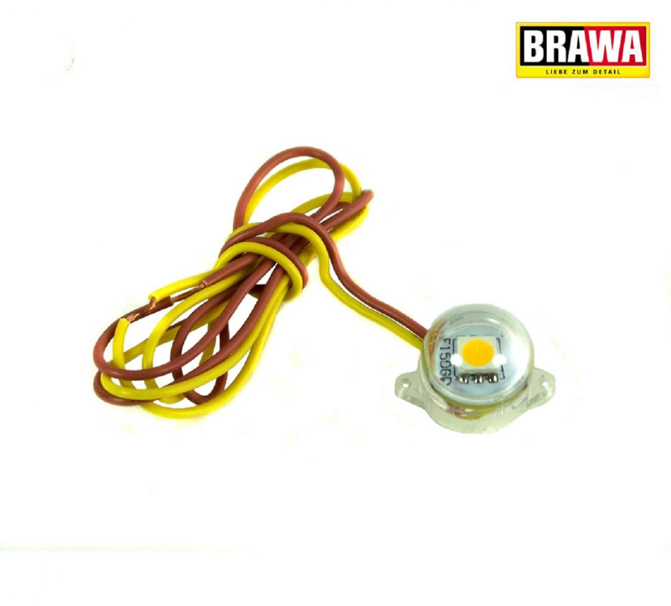 Brawa 94700 LED-Beleuchtungssockel, 160°, warmweiß