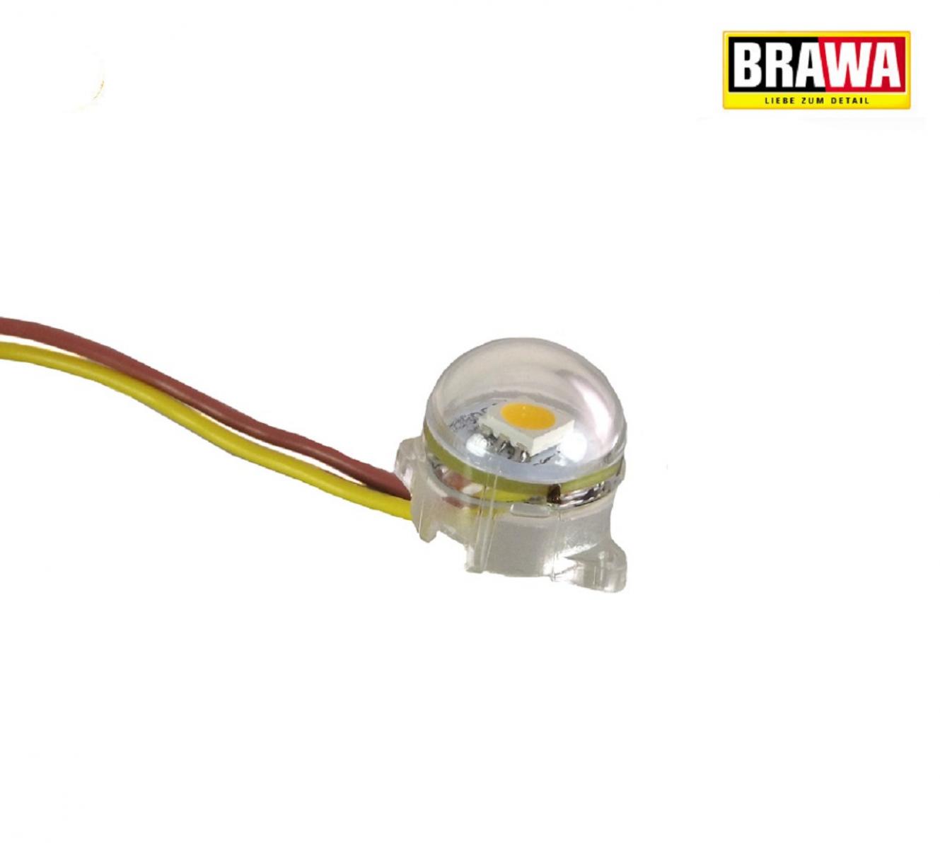 Brawa 94700 LED-Beleuchtungssockel, 160°, warmweiß