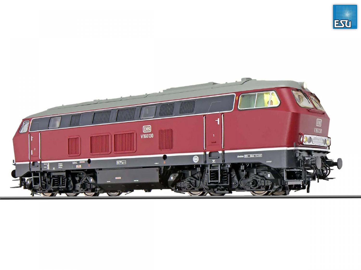 ESU 31000 Diesellok V160 DB, Ep III, Sound+Rauch, DC/AC