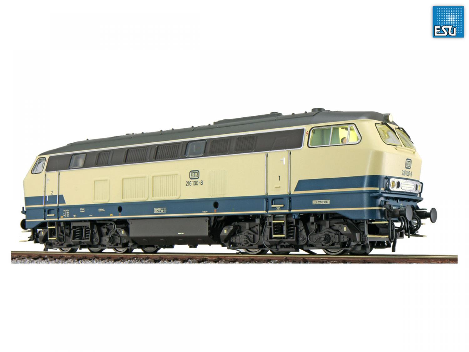 ESU 31001 Diesellok BR 216 DB, Ep IV, Sound+Rauch, DC/AC