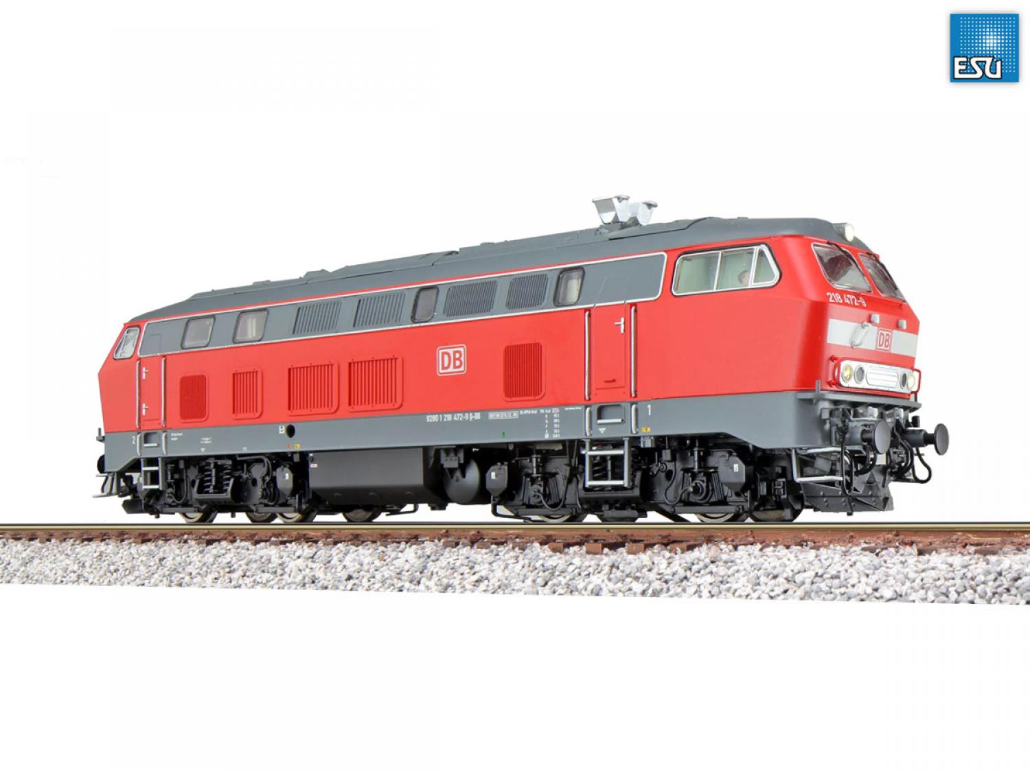 ESU 31017 Diesellok BR 218 DB, Ep VI, Sound+Rauch, DC/AC