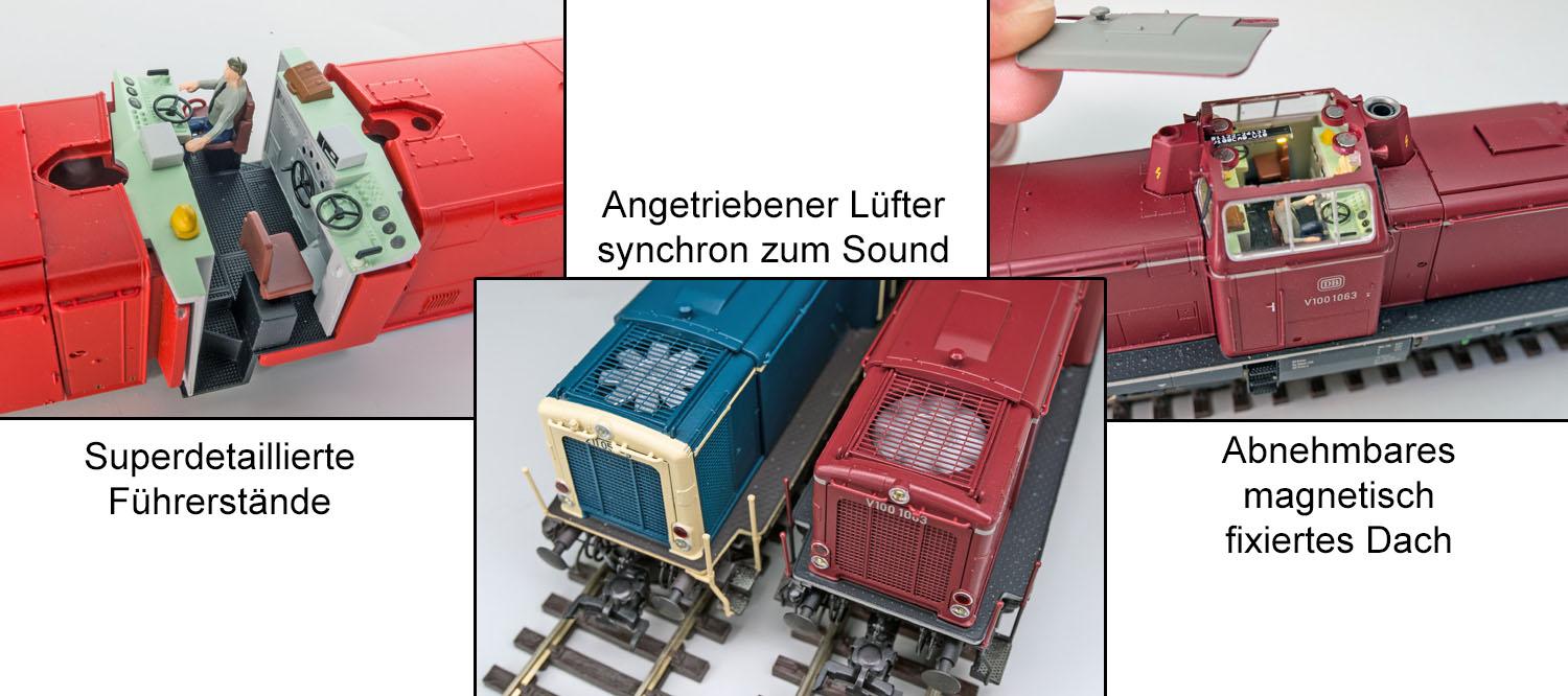 ESU 31575 Diesellok 212 DB Sound/Rauch/Kuppl.