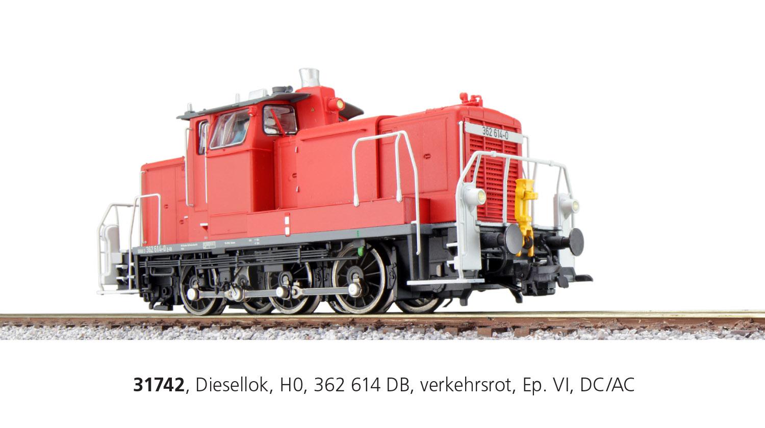 ESU 31742 Diesellok BR 261 DB (Sound/Rauch/Kuppl./AC/DC)