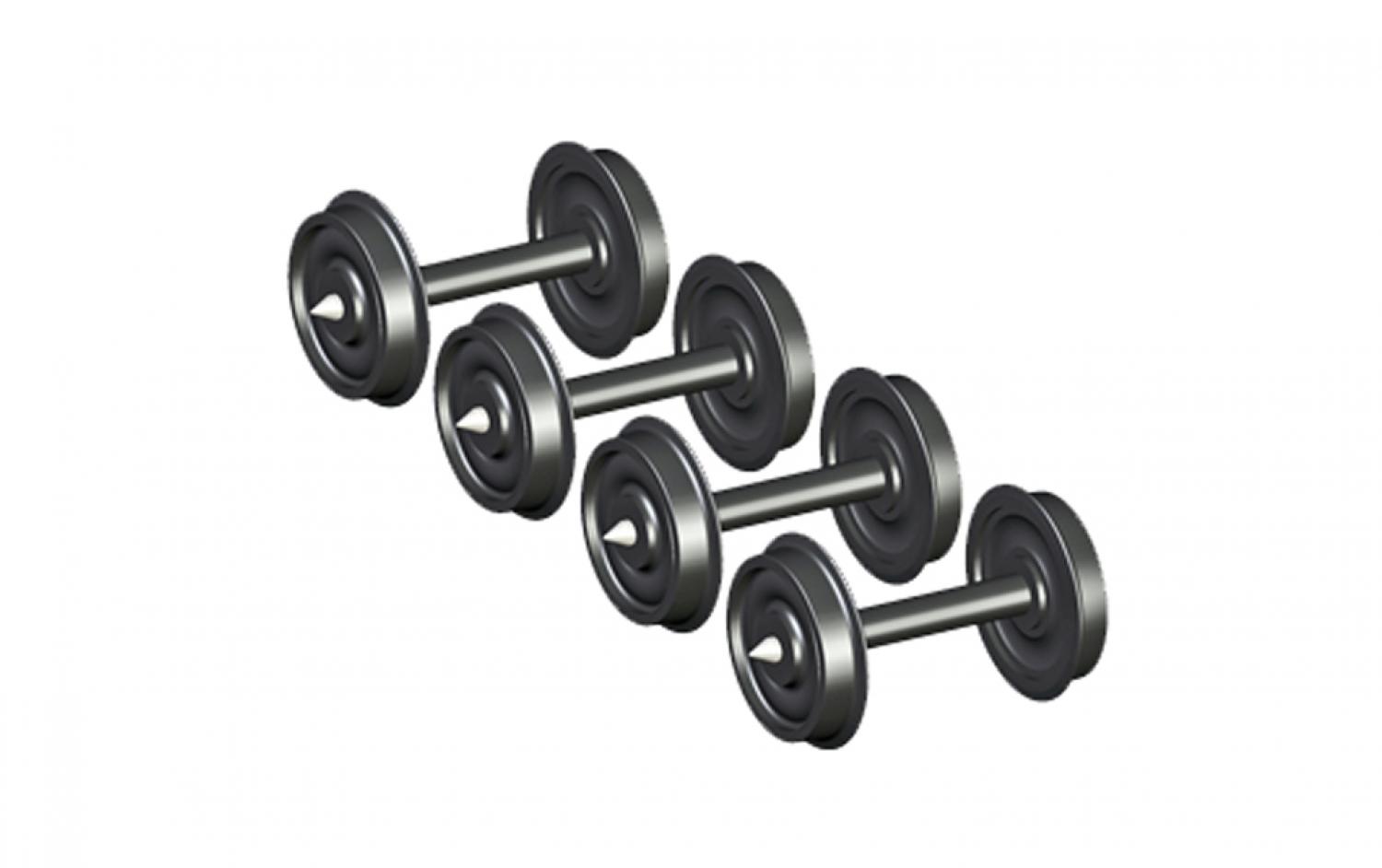 ESU 41201 Scheibenradsatz AC 10,8mm, 22,0mm. 4 Stück