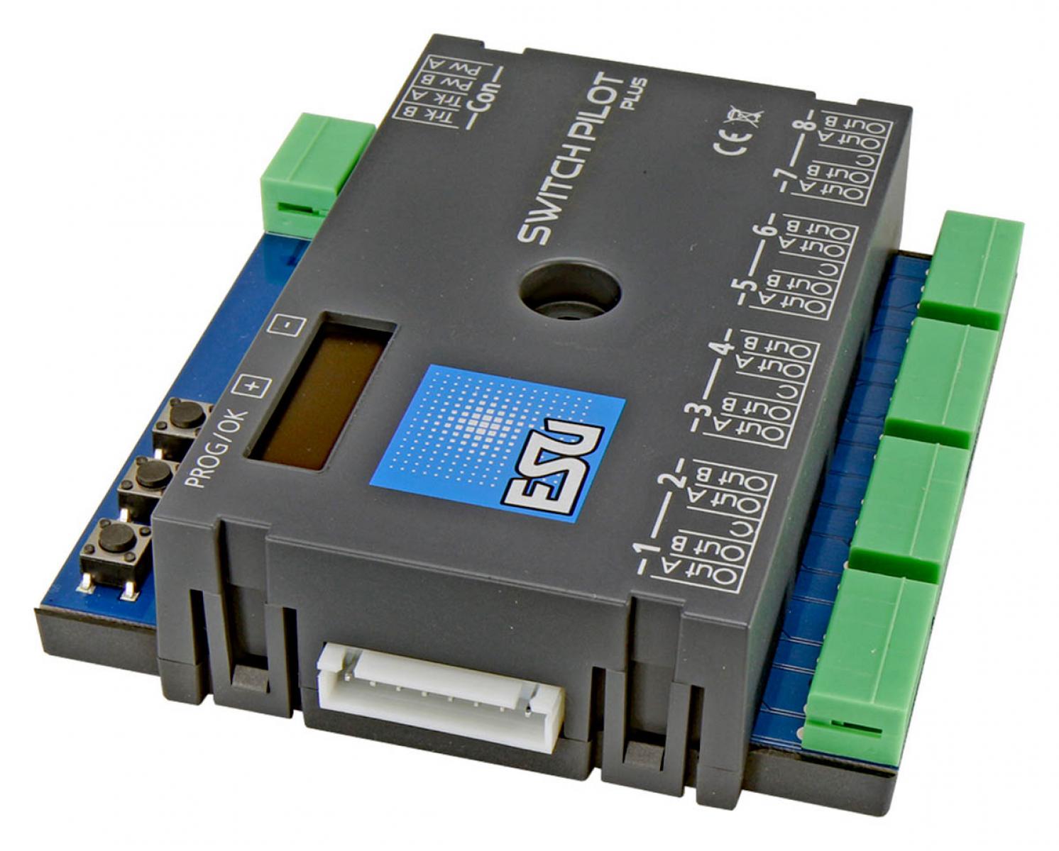 ESU 51831 SwitchPilot 3 Plus, 8-fach Magnetartikeldecoder, D