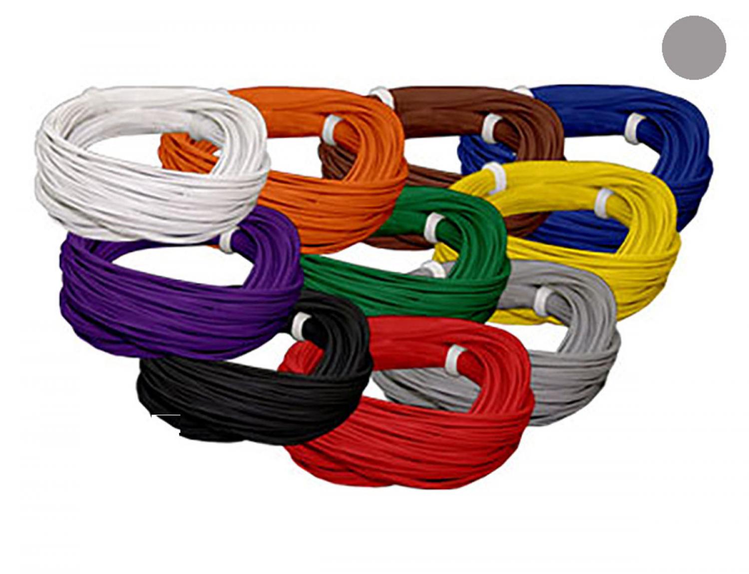 ESU 51949 Hochflexibles Kabel, 0.5mm, 10m,  blau