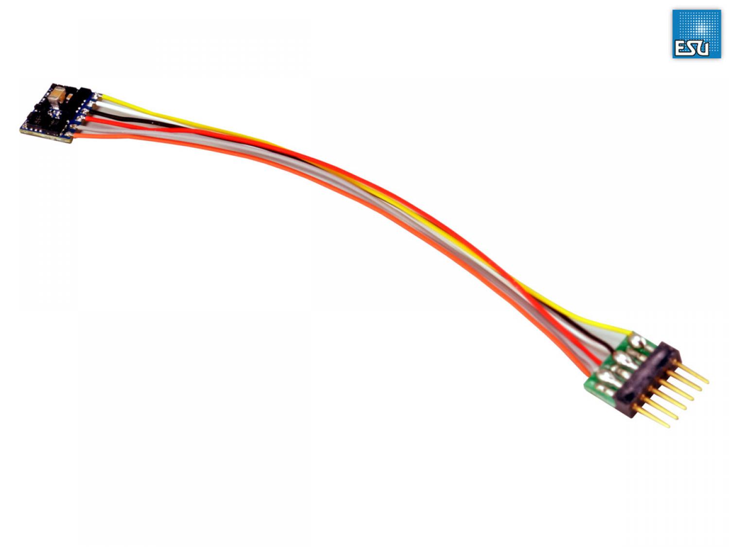 ESU 59826 LokPilot 5 micro DCC, 6-pin NEM651, N, TT