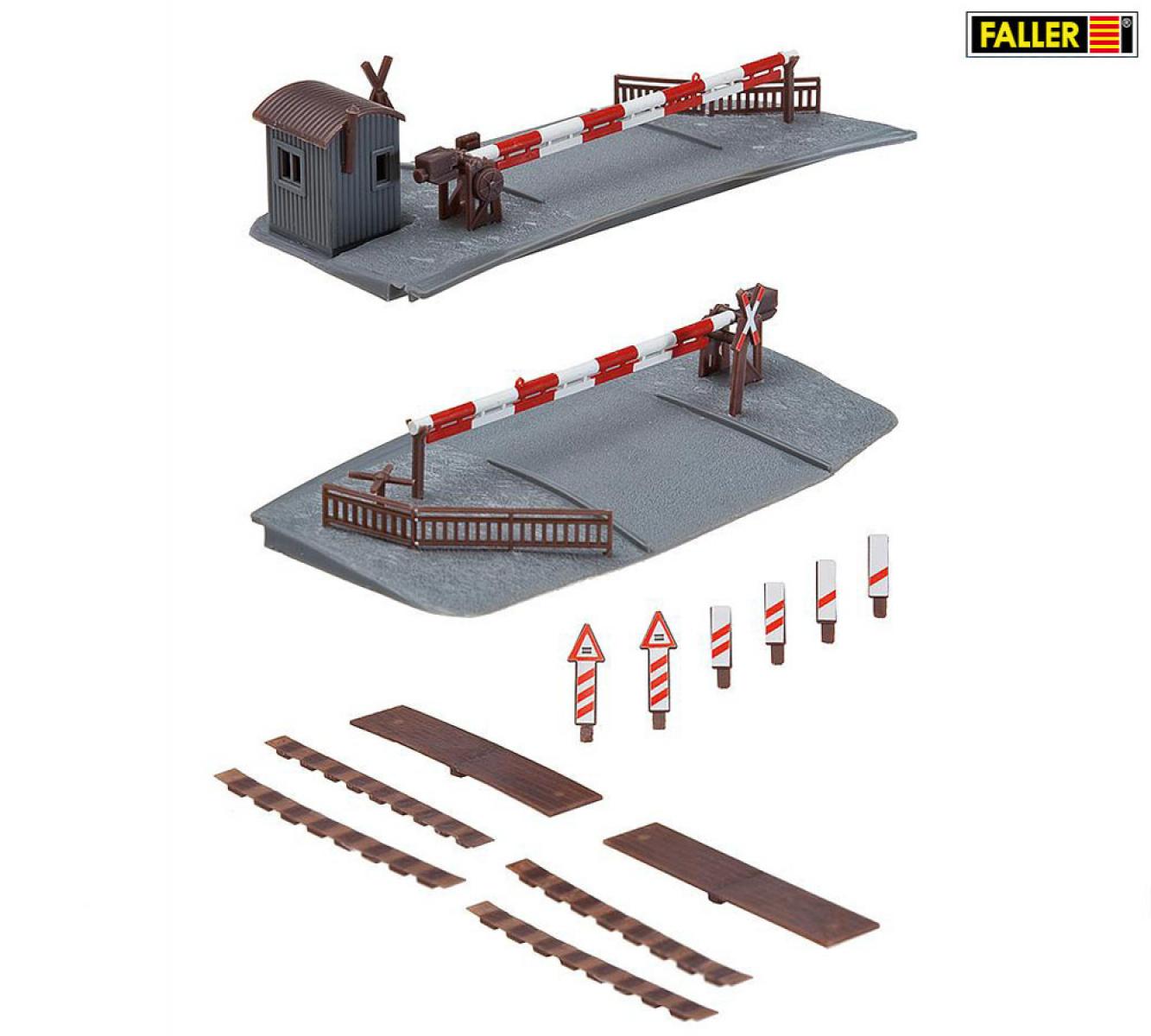 Faller 120173 Beschrankter Bahnübergang