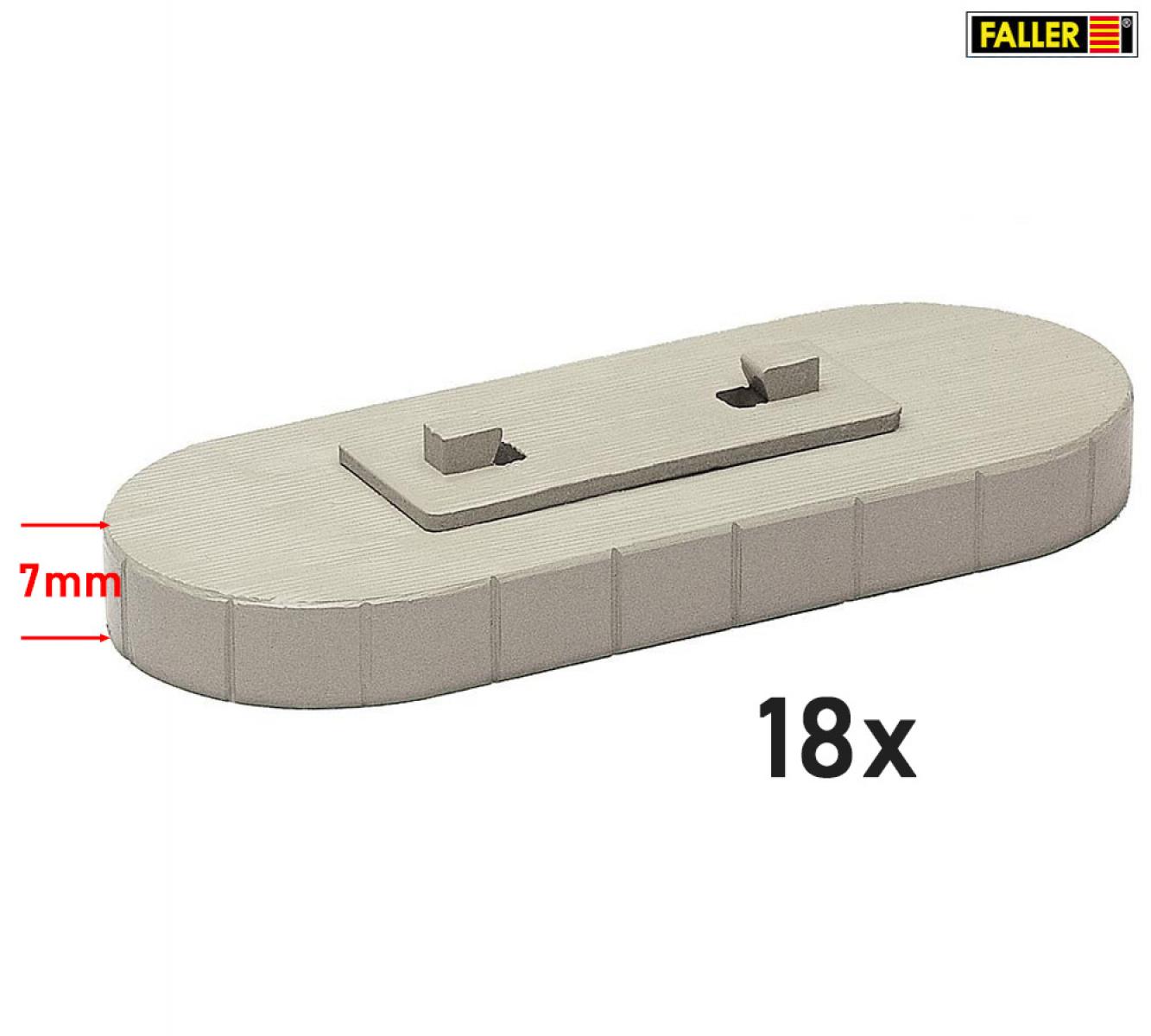 Faller 120538 Betonbrückenpfeiler (18 teilig)