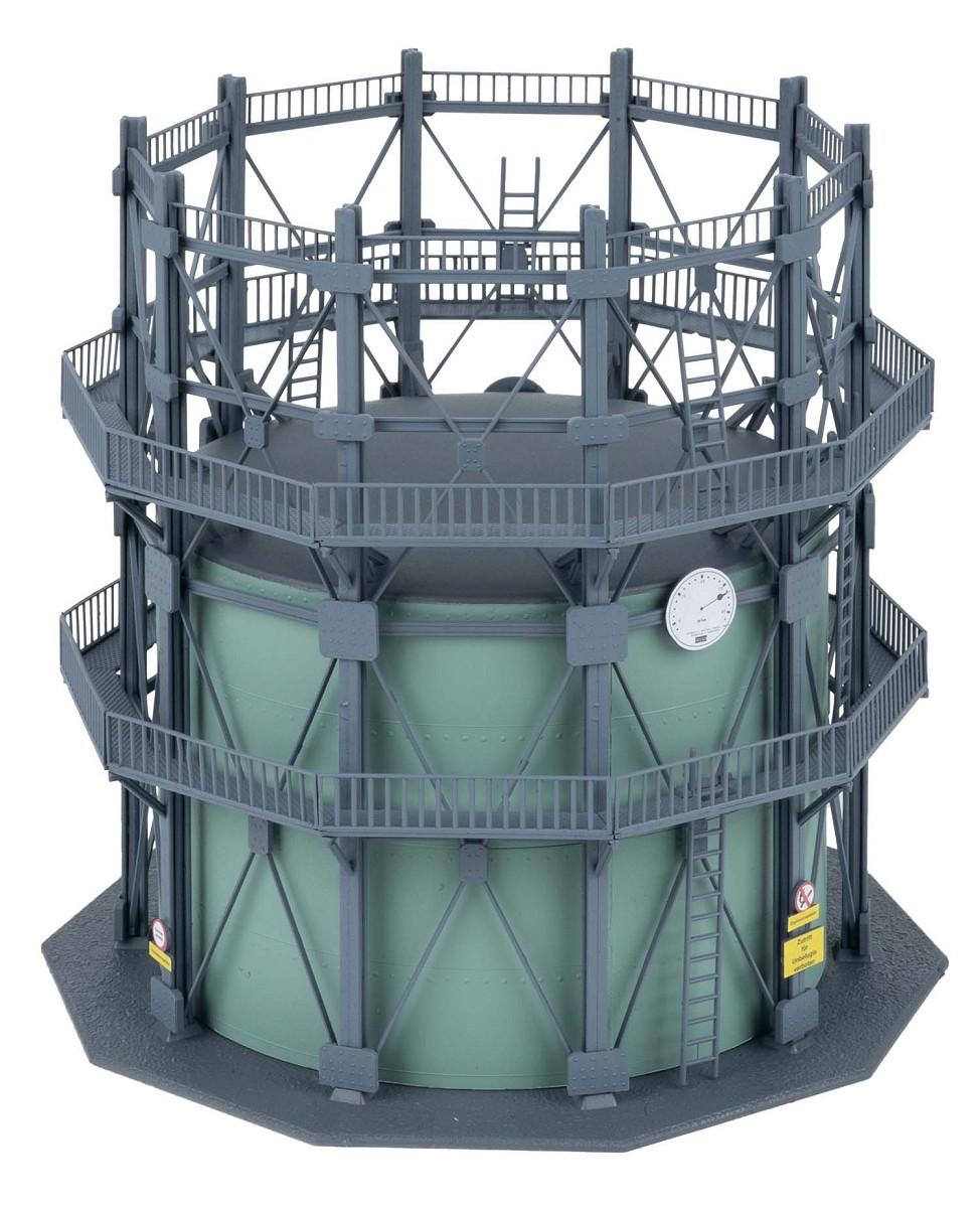 Faller 130157 H0 Gasometer mit Rohrleitungen