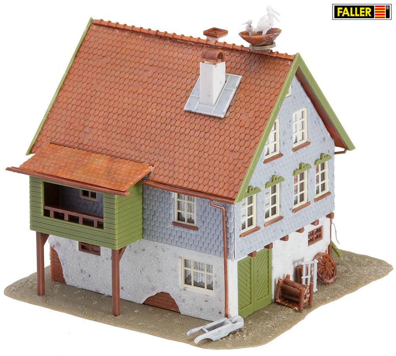 Faller 130280 Haus mit Storchennest