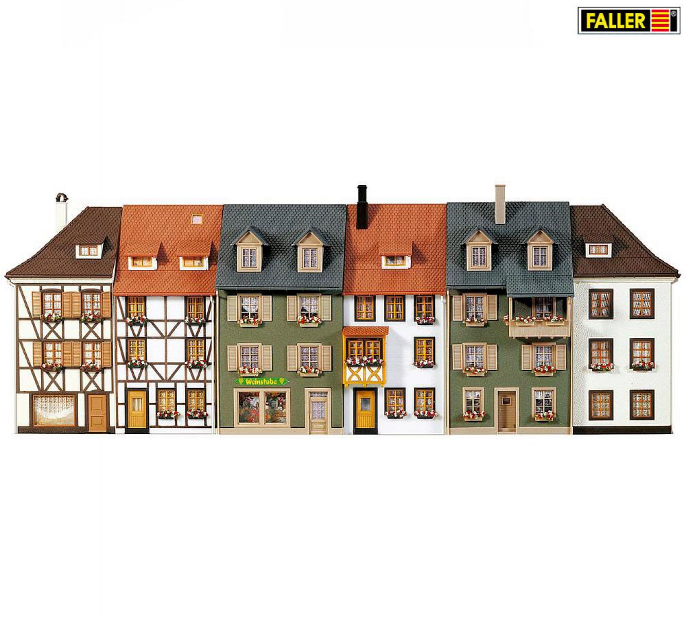 Faller 130430 6 Reliefhäuser