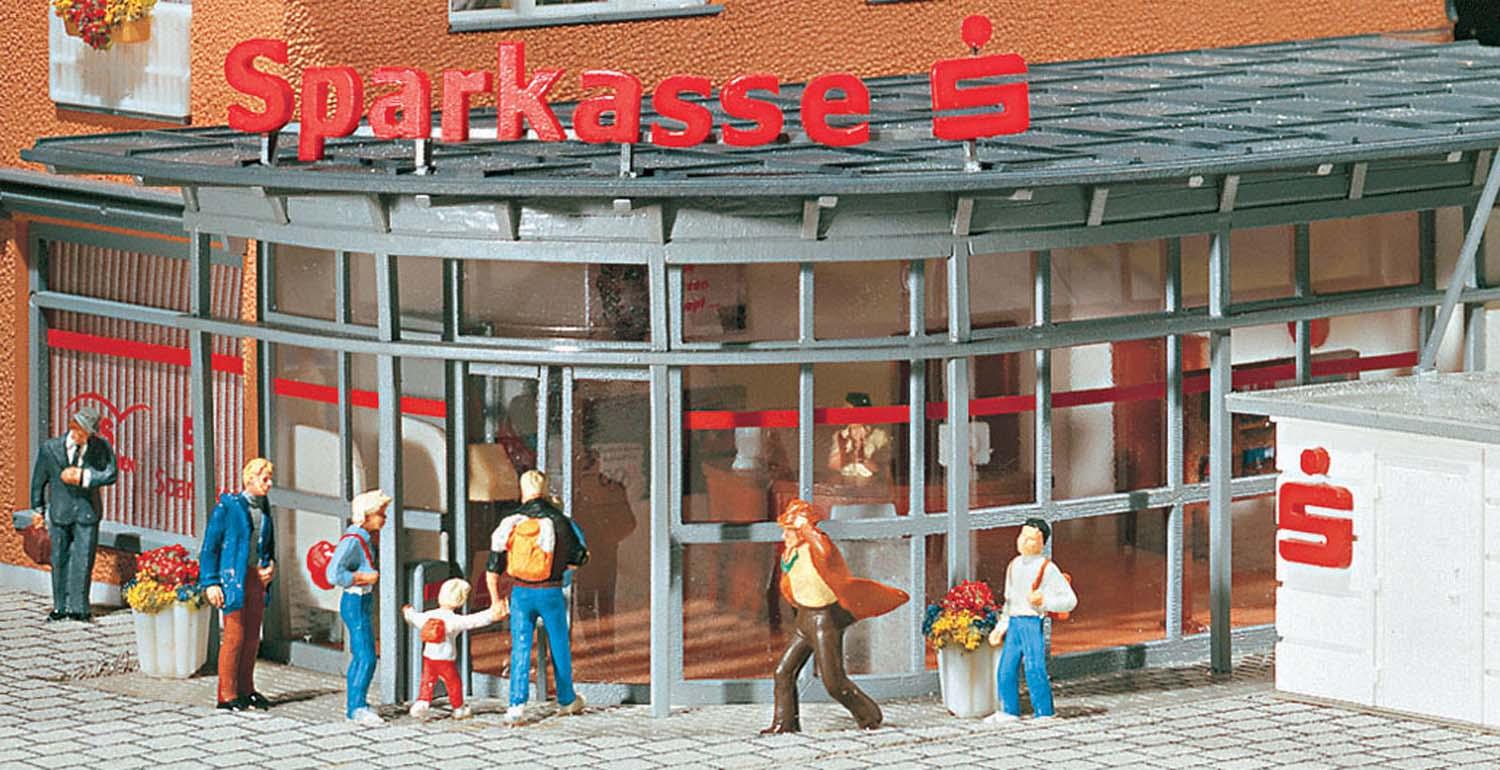 FALLER 130480 H0 Sparkasse mit Autoschalter