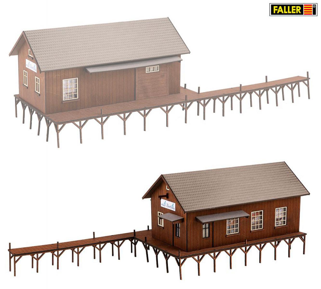 Faller 130588 Bootshaus (Lasercut)
